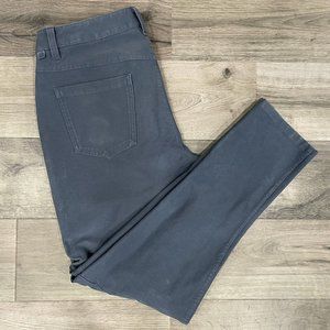 Lululemon ABC Slim Fit Pant Size 31 x 30" Tech Canvas Iron Blue Chino Strech